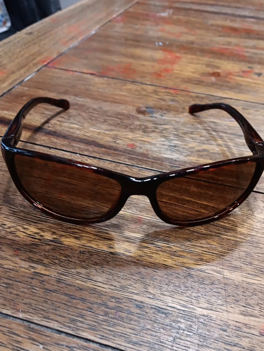 Womens Brown Tortoiseshell Sunglasses - Classic Brown Lens